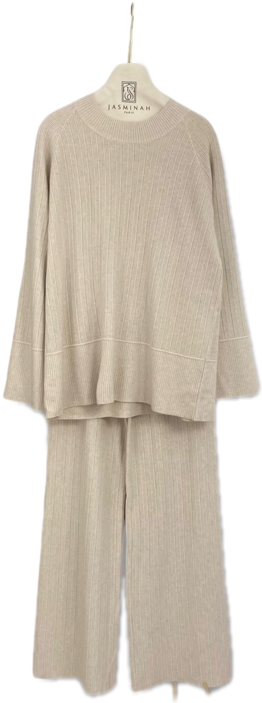 Jasminah Paris | Dames Knitwear Set | Semi-hoge Kraag | Lange Mouwen