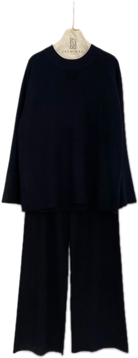 Jasminah Paris | Dames Knitwear Set | Semi-hoge Kraag | Lange Mouwen